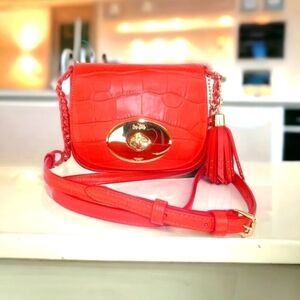 Authentic Coach Liv Embossed Leather Shoulder bag